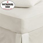 Non Iron Plain Dye Cream 35cm Deep Fitted Sheet Cream