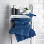 Indigo Egyptian Cotton Towel Indigo Blue