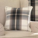 Highland Check Charcoal Cushion Charcoal