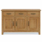 Sidmouth Oak Large Sideboard Light Oak (Brown)