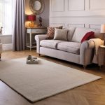 Boston Wool Border Natural Rug Boston Natural