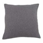 Large Barkweave Charcoal Cushion Charcoal