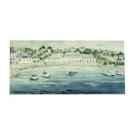 Claire Henley St Mawes Canvas Blue
