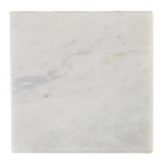 Set of 4 Marble Coasters Natural