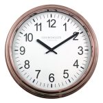 Copper Plated Wall Clock Copper