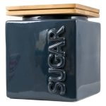 Maritime Sugar Canister Blue