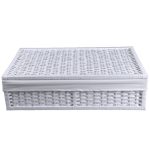 White Paper Rope Underbed Storage White