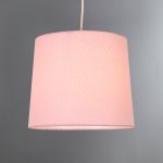 Pink Polka Dot Pendant Shade Pink