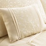 Crochet Jacquard Cream Boudoir Cushion Natural (Cream)