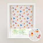 Disney Winnie the Pooh Blackout Cordless Roller Blind White / Blue / Yellow