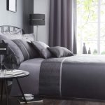 Owen Embroidered Black Duvet Cover Black
