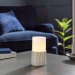 White Diamante LED Candle White