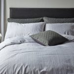 Jasper Woven Grey Duvet Cover and Pillowcase Set Grey