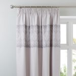 Claudia Grey Thermal Pencil Pleat Curtains Grey