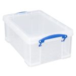 Really Useful 9L Plastic Storage Box Clear