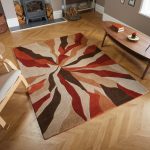 Infinite Splinter Extra Large Rug Orange