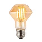 Dunelm Bertie 4W LED ES Filament Bulb Light Brown