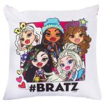 Bratz Square Cushion White