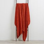 Chenille Terracotta Throw Terracotta Orange