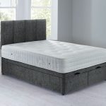 Sarasota Front Opening Divan Set – Ottoman Grace Pewter Grey