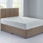 Sarasota Sprung Edge Divan Set – 0 Drawer Chenille Mink