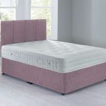 Sarasota Sprung Edge Divan Set – 0 Drawer Chenille Lavender