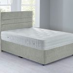 Havana Sprung Edge Divan Set – 0 Drawer Grace Sky