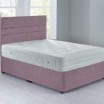 Havana Platform Top Divan Set – 0 Drawer Chenille Lavender Purple