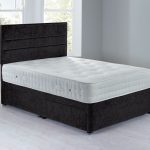 Havana Sprung Edge Divan Set – 2 Drawer Chenille Charcoal