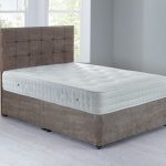 Cuba Platform Top Divan Set – 0 Drawer Grace Taupe Brown