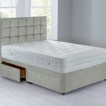 Cuba Platform Top Divan Set – 4 Drawer Grace Sky