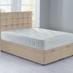Cuba Front Opening Divan Set – Ottoman Chenille Shell