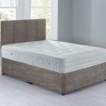 Sarasota Platform Top Divan Set – 0 Drawer Grace Taupe Brown