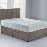 Sarasota Sprung Edge Divan Set- 2 Drawer Grace Taupe