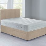 Sarasota Sprung Edge Divan Set- 2 Drawer Brown