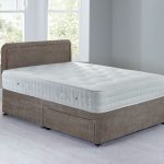 Lucia Sprung Edge Divan Set – 2 Drawer Grace Taupe (Brown)
