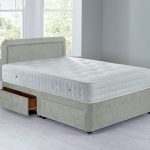 Lucia Sprung Edge Divan Set – 4 Drawer Grace Sky