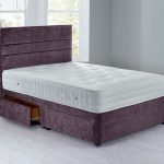 Havana Sprung Edge Divan Set – 4 Drawer Crushed Velvet Amethyst