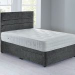 Havana Platform Top Divan Set – 2 Drawer Grace Pewter