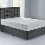Cuba Platform Top Divan Set – 2 Drawer Grace Pewter