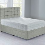 Cuba Sprung Edge Divan Set – 2 Drawer Light Grey