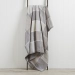 Thermosoft Checked 150cm x 200cm Blanket Grey