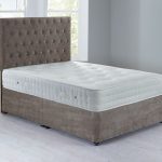 Shenice Platform Top Divan Set – 0 Drawer Grace Taupe Brown