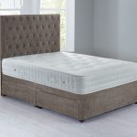 Shenice Platform Top Divan Set – 2 Drawer Grace Taupe (Brown)