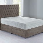 Shenice Sprung Edge Divan Set – 2 Drawer Grace Taupe (Brown)