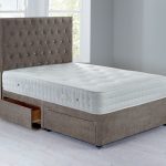 Shenice Platform Top Divan Set – 4 Drawer Grace Taupe (Brown)