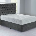 Shenice Sprung Edge Divan Set – 0 Drawer Grace Pewter (Grey)