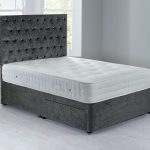 Shenice Platform Top Divan Set – 2 Drawer Grace Pewter (Grey)