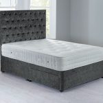 Shenice Sprung Edge Divan Set – 2 Drawer Grace Pewter (Grey)