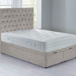 Shenice Front Opening Divan Set – Ottoman Grace Linen (Natural)
